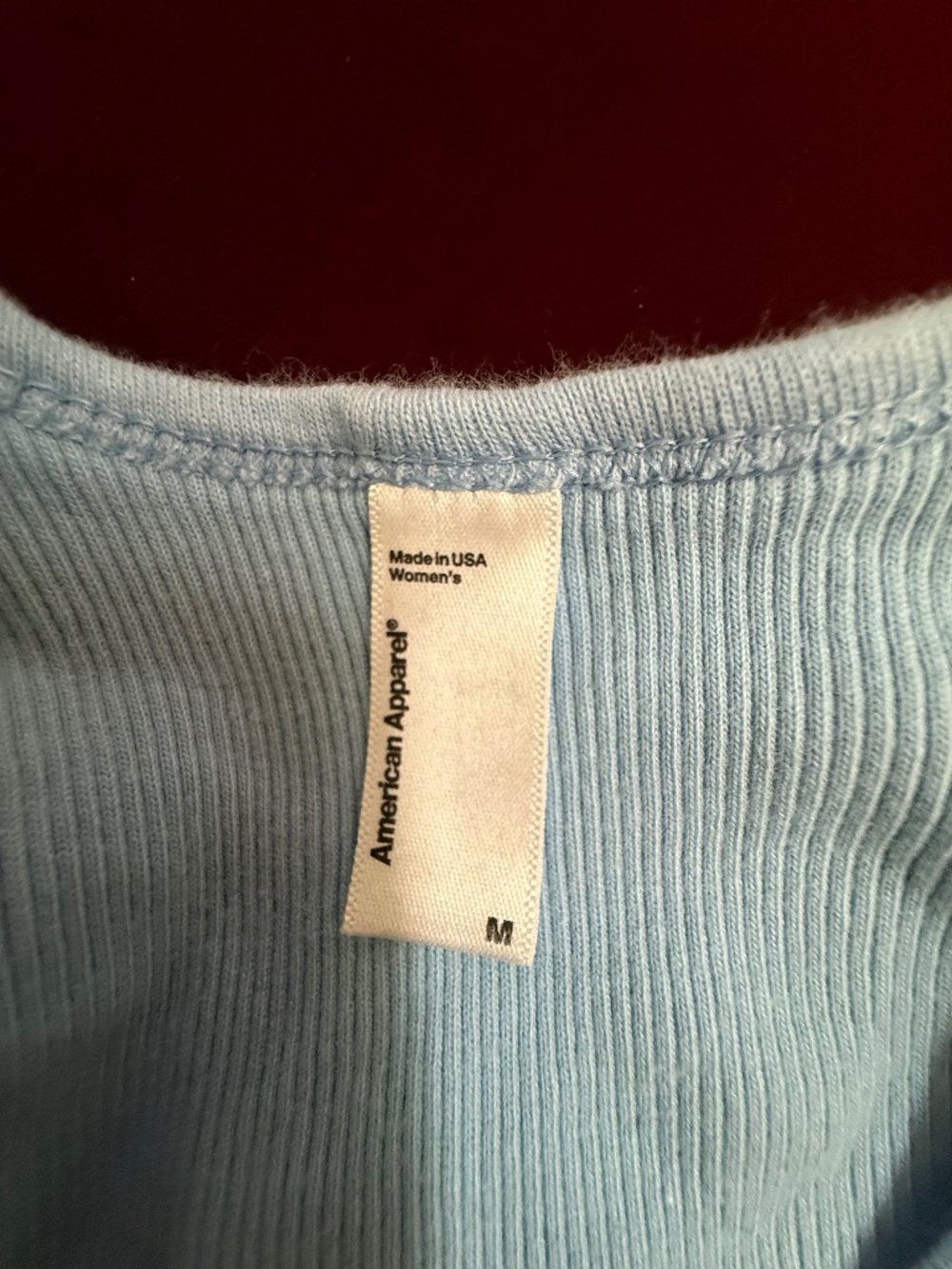 Blue American Apparel Tank top